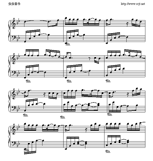 断点,断点钢琴谱,断点bb调钢琴谱,断点钢琴谱大全,谱