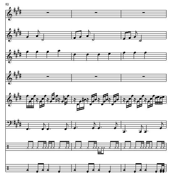 战殇曲谱_殇曲谱简谱
