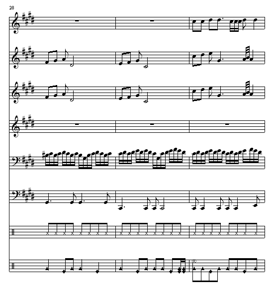 大提琴曲谱殇简谱_卡农大提琴曲谱简谱(3)