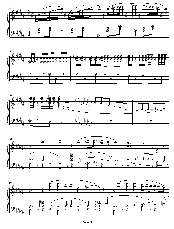 钢琴曲天鹅湖简谱_天鹅湖简谱(3)
