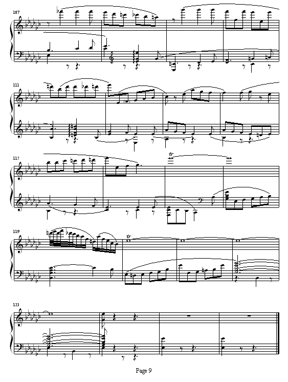 钢琴曲天鹅湖简谱_天鹅湖简谱(3)