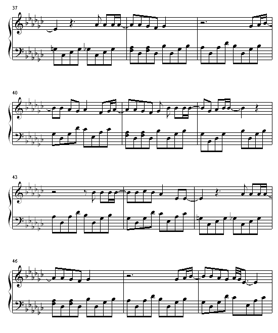 westlife简谱_儿歌简谱(2)