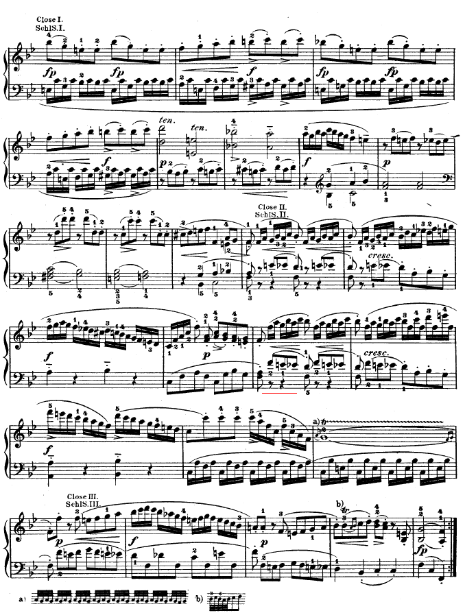 降b大调奏鸣曲 kv333钢琴谱-莫扎特-虫虫钢琴谱免费