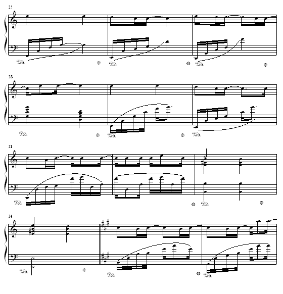 大眠歌曲曲谱_春眠不觉晓曲谱(2)