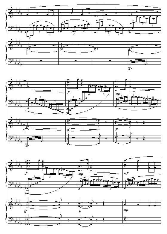 黄河独奏曲谱_保卫黄河钢琴曲谱(2)