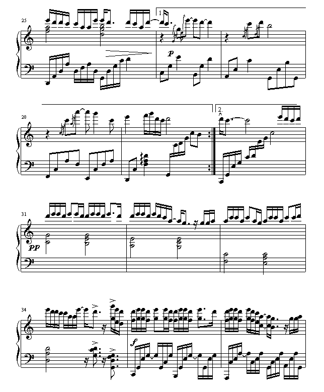 简谱bm_青花瓷 乐器合奏简谱(3)
