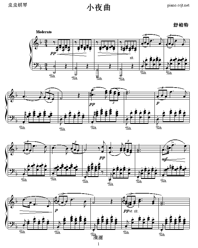 舒伯特谐谑曲谱_谐谑曲舒伯特曲谱(5)