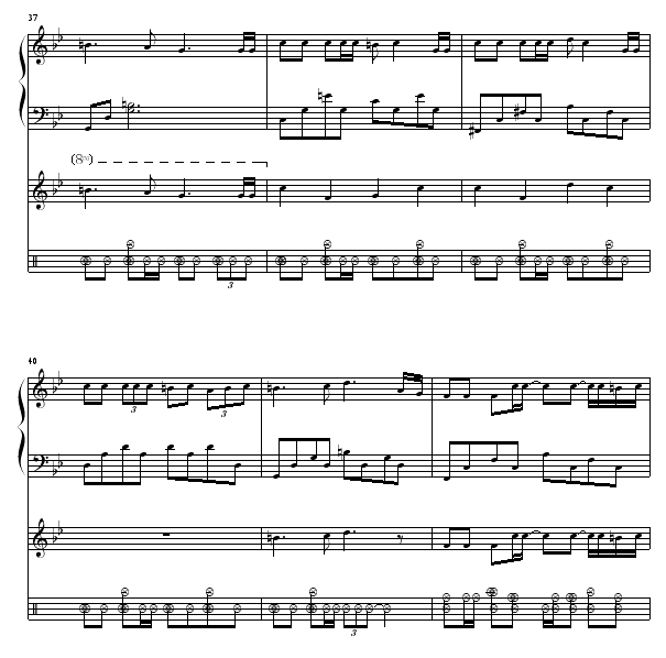 TFB曲谱_钢琴简单曲谱(2)