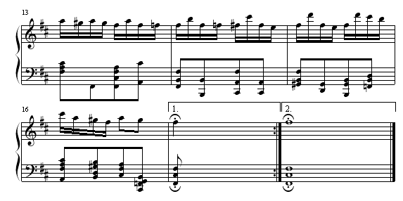 谐谑曲谱_肖邦谐谑曲(2)