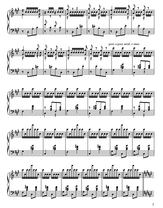 匈牙利狂想曲谱子_匈牙利狂想曲简谱(2)