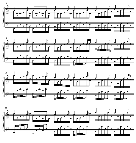 大长吟曲谱_钢琴简单曲谱(3)