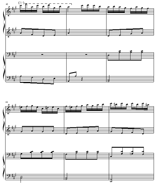 土耳其进行曲钢琴简谱_土耳其进行曲简谱(3)