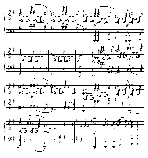 婚礼进行曲谱子号_婚礼进行曲谱子(5)