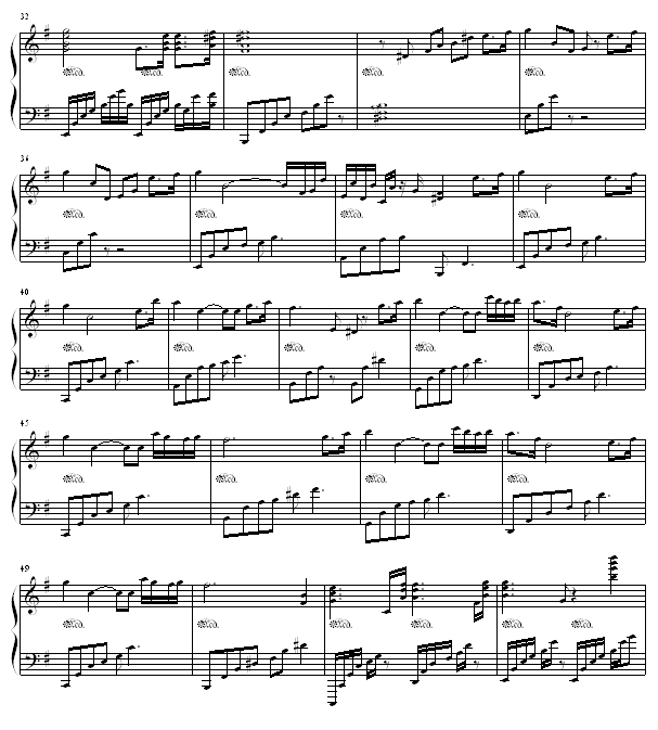 城市曲谱_钢琴简单曲谱(3)