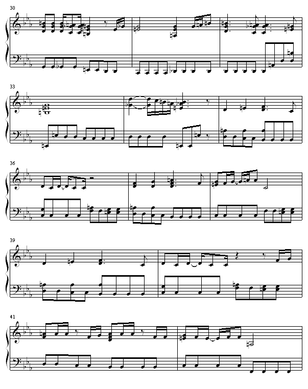 棋魂钢琴曲谱_棋魂片尾曲钢琴简谱