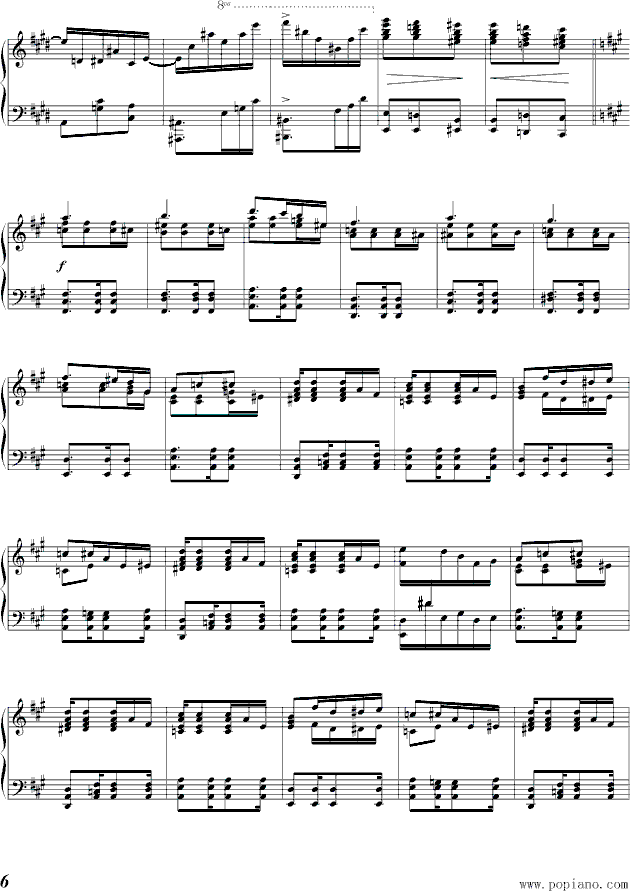 蓝的曲谱_钢琴简单曲谱