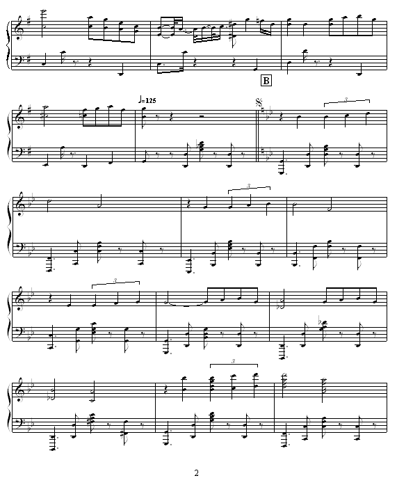 谎言歌曲谱_谎言图片(3)