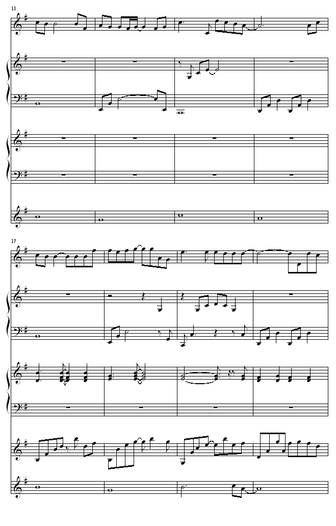 光良的童话钢琴曲谱_光良童话钢琴简谱(4)