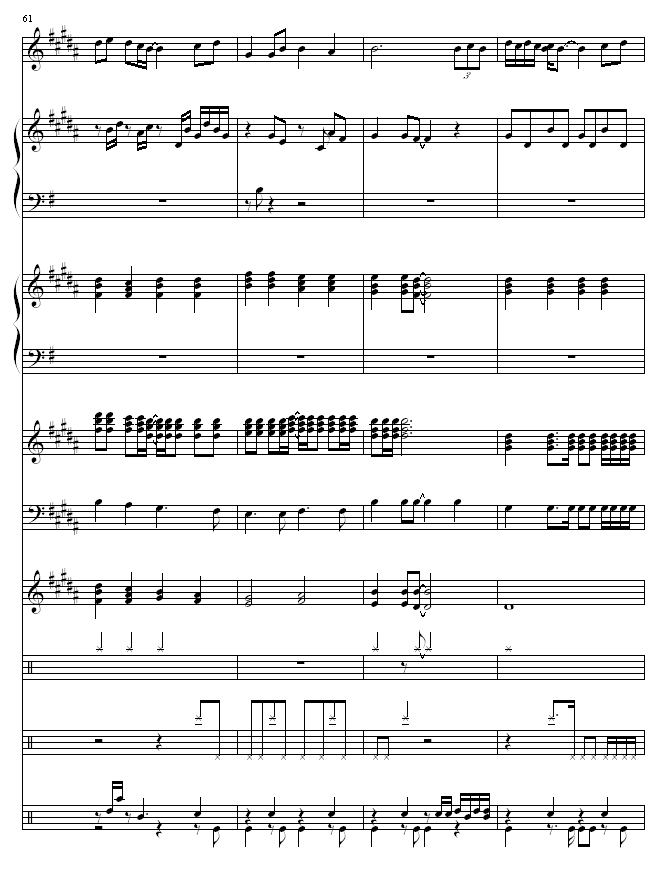 童话镇钢琴简谱_童话钢琴简谱数字(2)