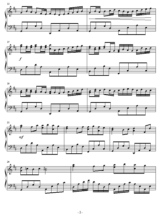 简谱canon_儿歌简谱(2)