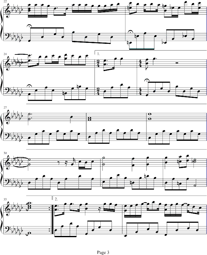 想某人钢琴曲谱_钢琴简单曲谱(2)