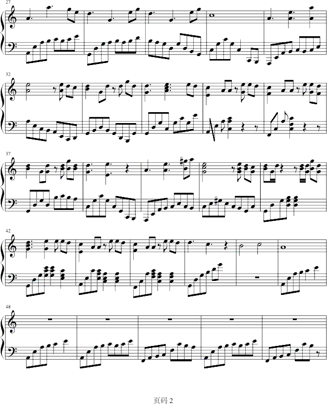 协虐曲谱_钢琴简单曲谱