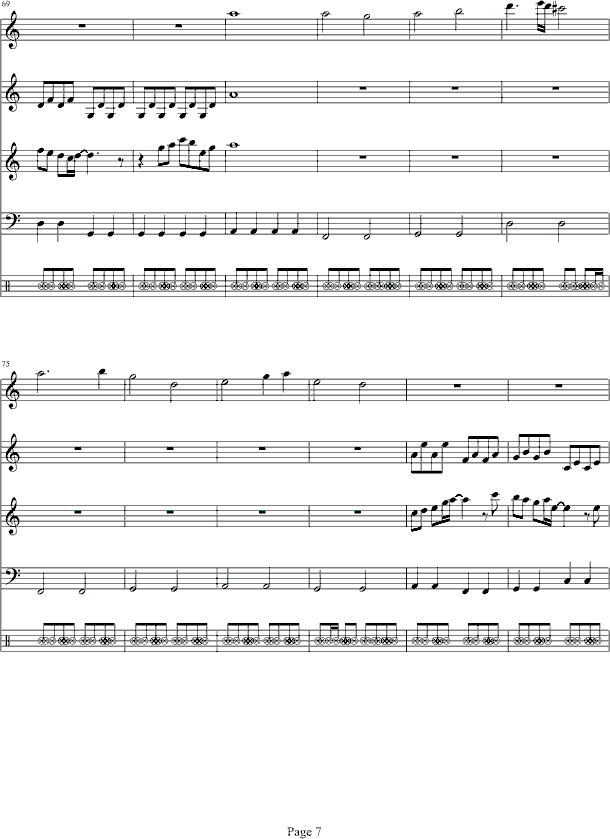 很久以前曲谱(2)