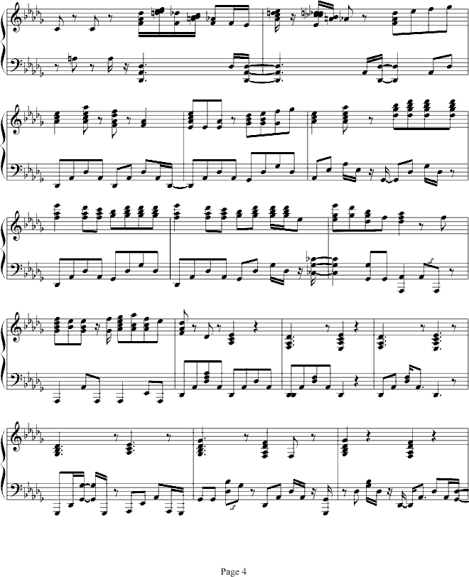 the music of the night钢琴谱_-独奏谱_舞剧其他__谱