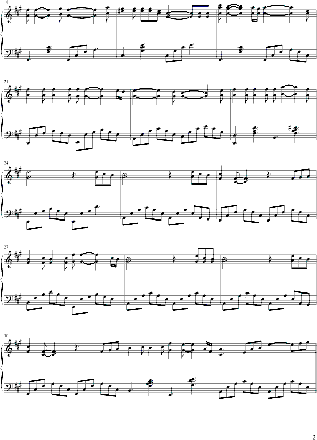 爱人啊曲谱_爱人韩国电影(3)