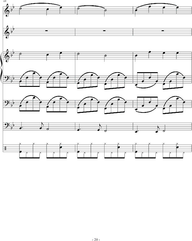 母亲节钢琴音乐曲谱_母亲节手抄报(4)