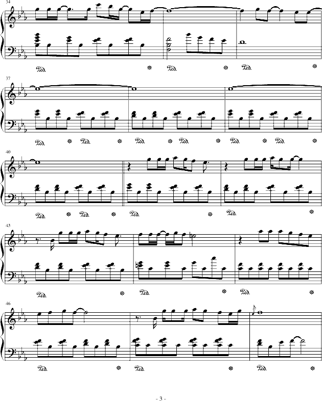 find曲谱_钢琴简单曲谱(2)