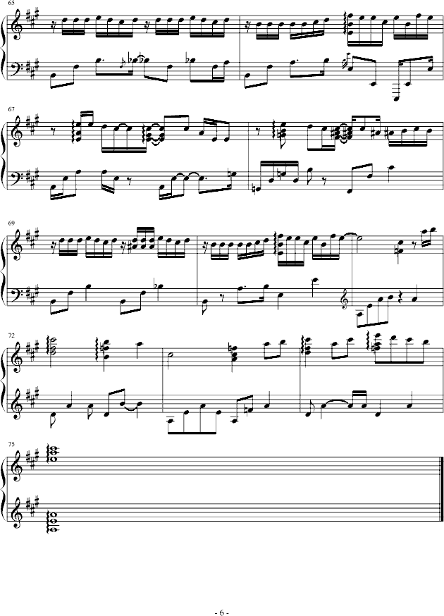>>one more time, one more chance piano ver.