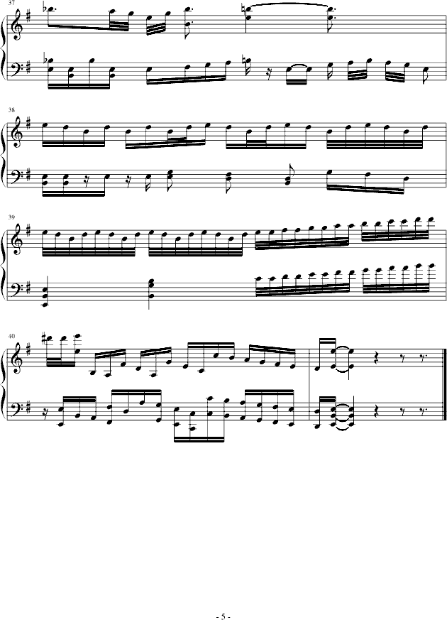 刺激曲谱_钢琴简单曲谱(3)