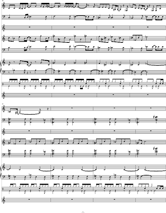 低音调曲谱_音调从低到高列表(3)