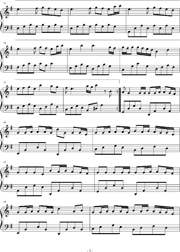 爱的钢琴曲谱_让世界充满爱钢琴曲谱(4)