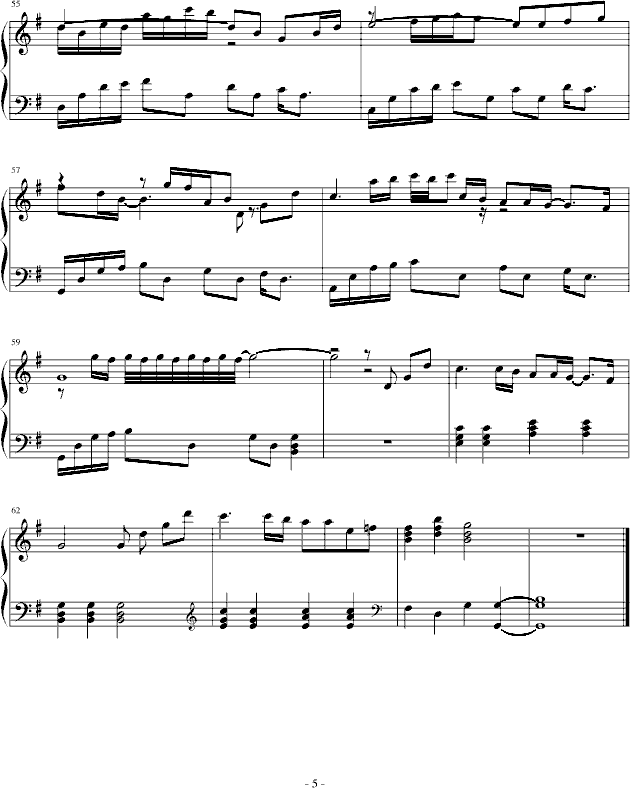 光遇钢琴曲谱长一点_光遇钢琴曲谱两只老虎(3)