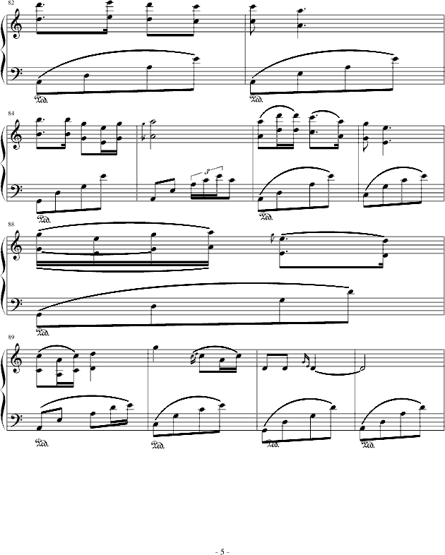 思乡曲钢琴简谱_思乡曲简谱