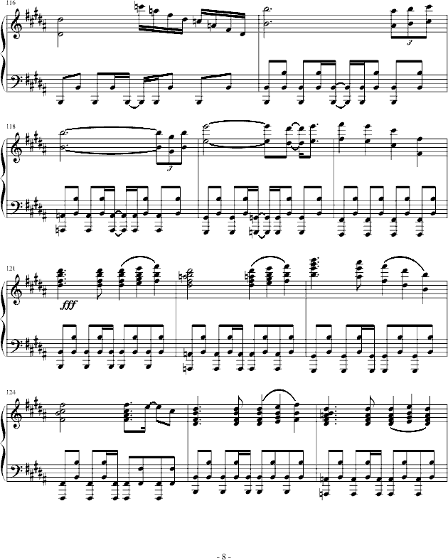 六音调曲谱_钢琴简单曲谱(2)