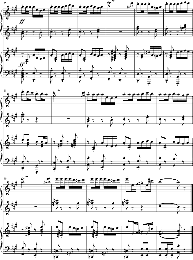 卡门序曲简谱_卡门序曲数字简谱(3)