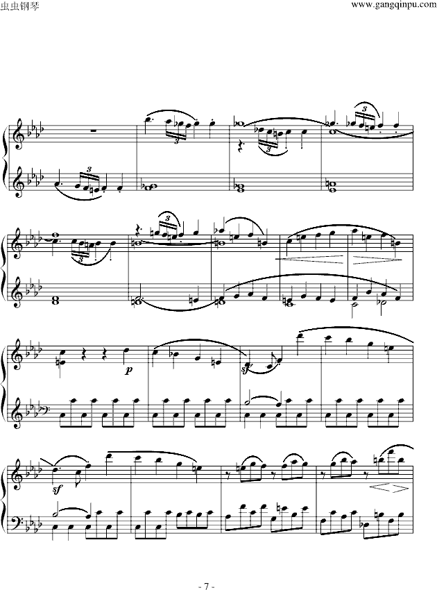 f小调奏鸣曲谱_贝多芬c小调奏鸣曲谱