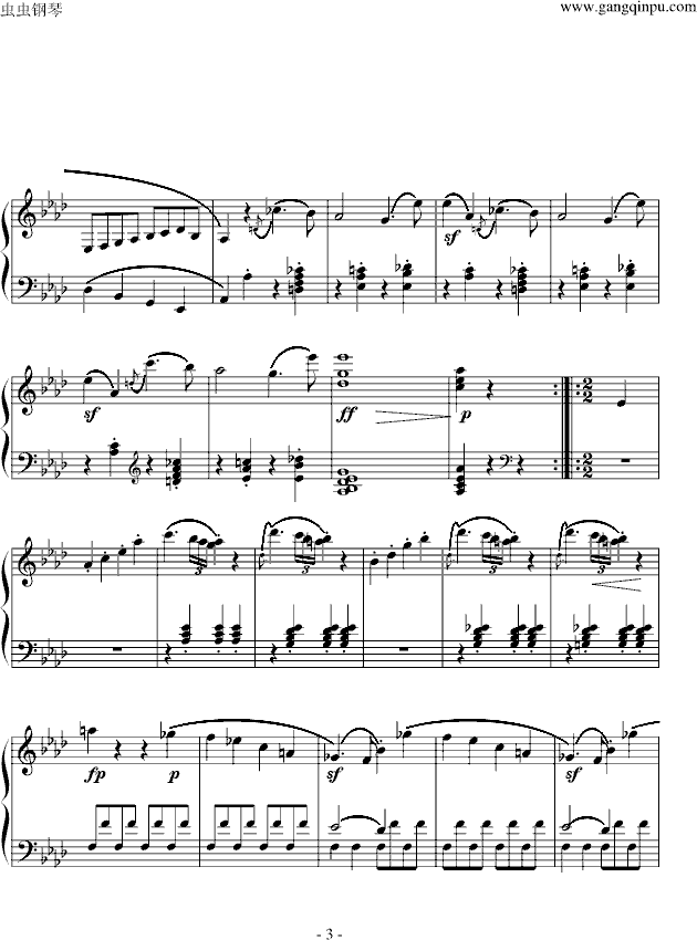 f小调奏鸣曲谱_贝多芬c小调奏鸣曲谱(2)