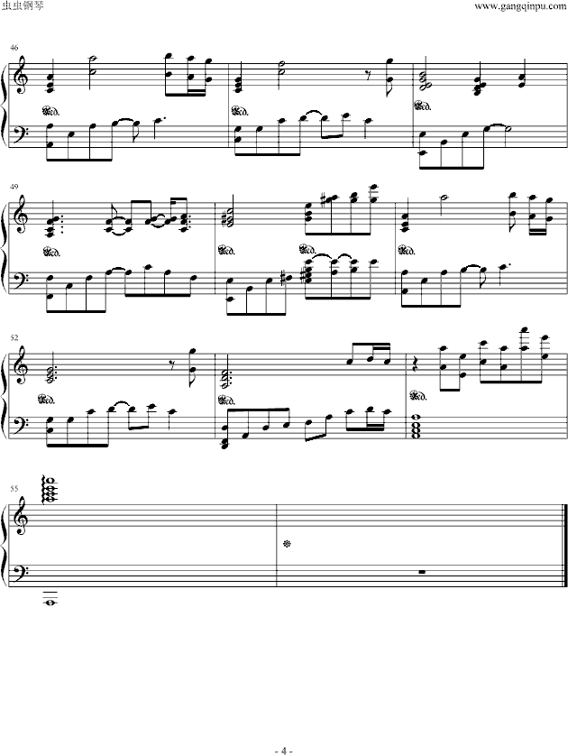 sorrow曲谱_钢琴简单曲谱(2)
