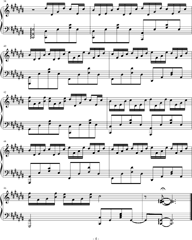给不起的爱曲谱_陶笛曲谱12孔(2)