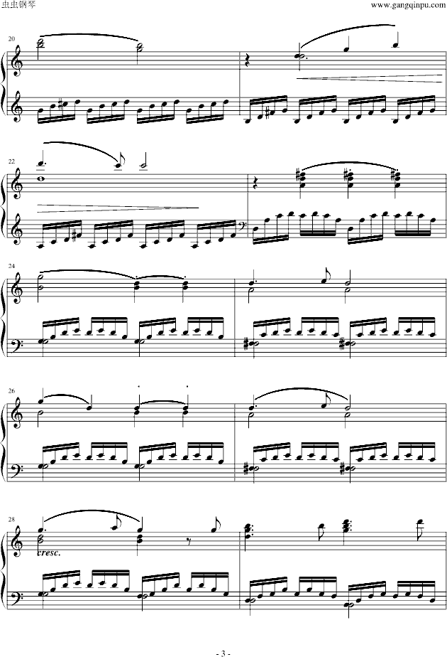 299第6条钢琴曲谱_钢琴简单曲谱