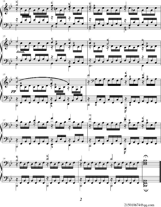 车尔尼299曲谱(3)