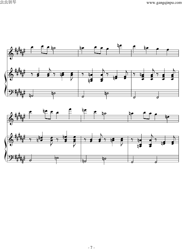 钢琴曲谱四级(2)