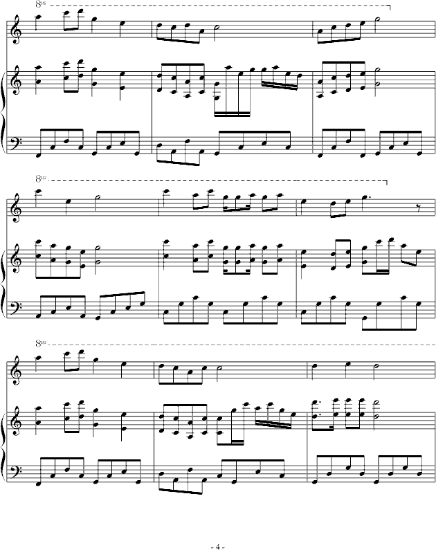 新白娘子传奇歌曲简谱_新白娘子传奇插曲简谱(4)