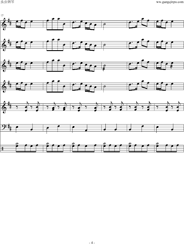 音乐曲谱下载_陶笛曲谱12孔(2)