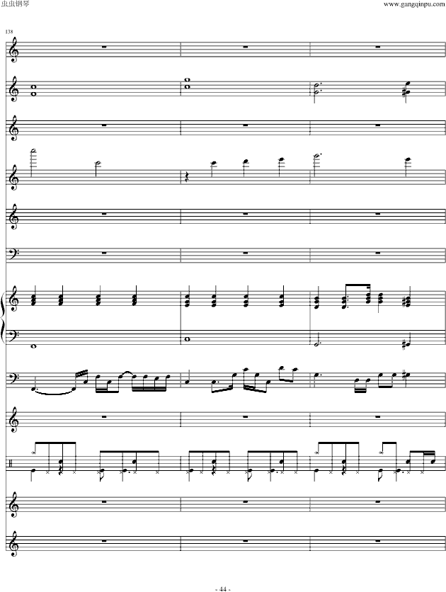 钢琴曲tears的简谱_钢琴曲简谱(3)