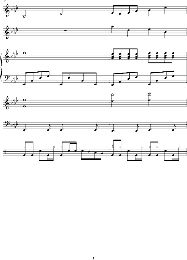 箫吉他曲谱_神话箫曲g调曲谱